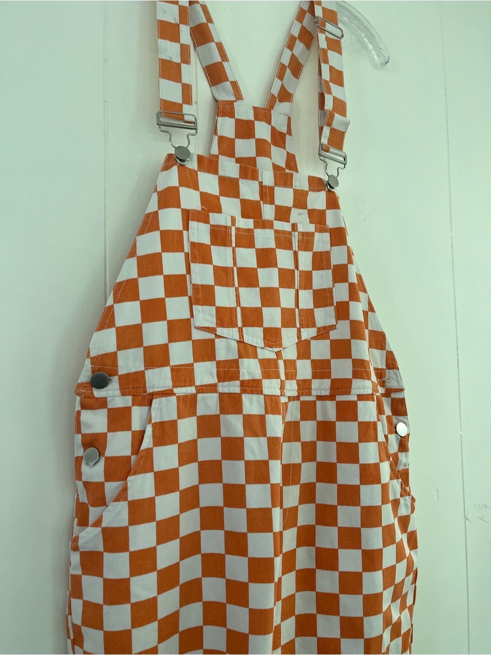 Tennessee VOLS Orange White
Checkerboard Overalls Size Small - Picture 10 of 15